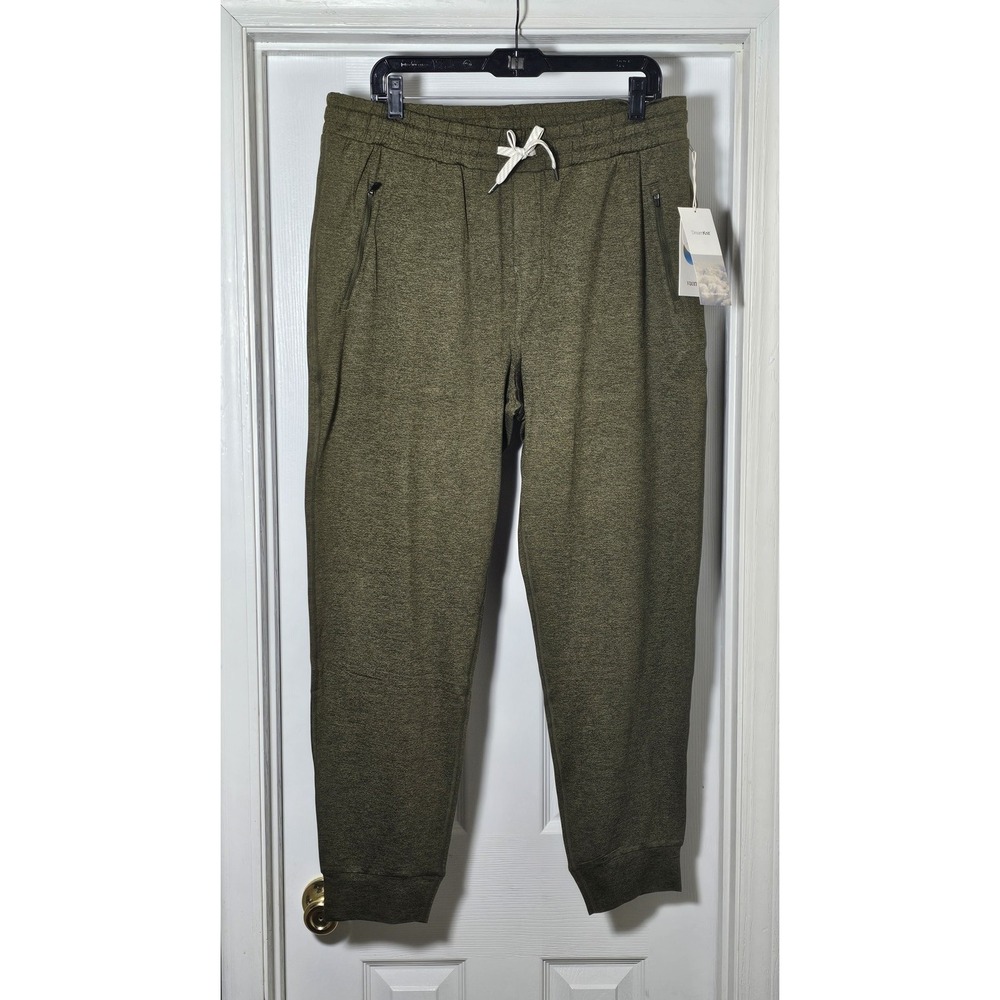 Vuori Men's Ponto Performance Jogger Moss Green Heather Size XXL